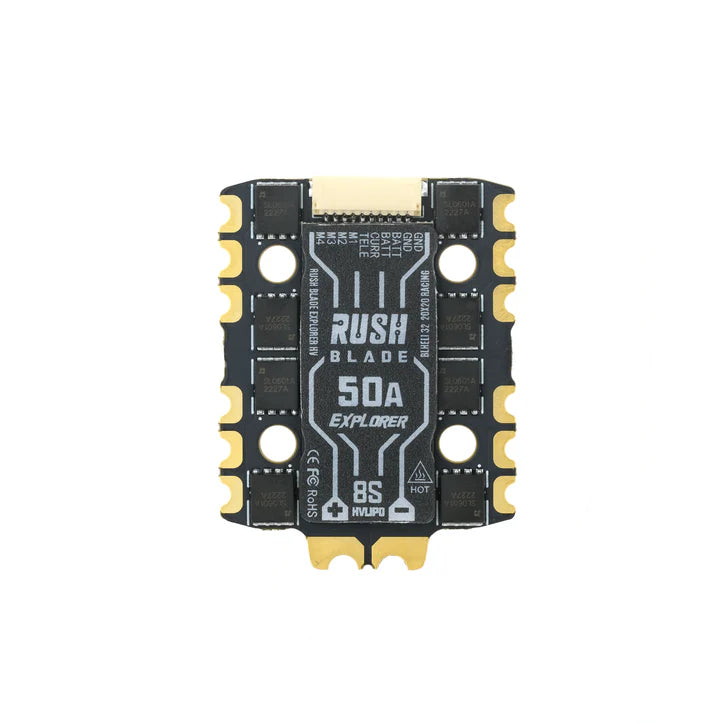 Регулятор швидкості RUSHFPV Rush Blade 50A Explorer 8S 4-in-1 ESC (20×20)