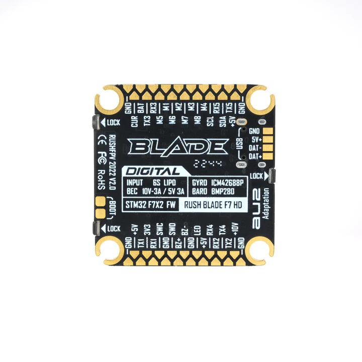 Стек RushFPV Blade F722 Stack + 60A BLHeli_32 Extreme Edition Digital 30x30