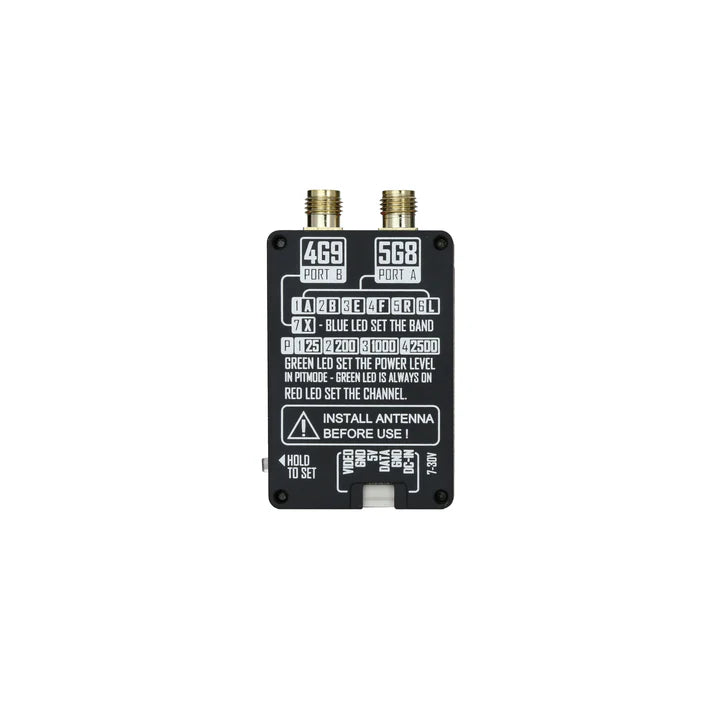 RUSHFPV 5.8G / 4.9G Dual Band VTX Transmitter Module