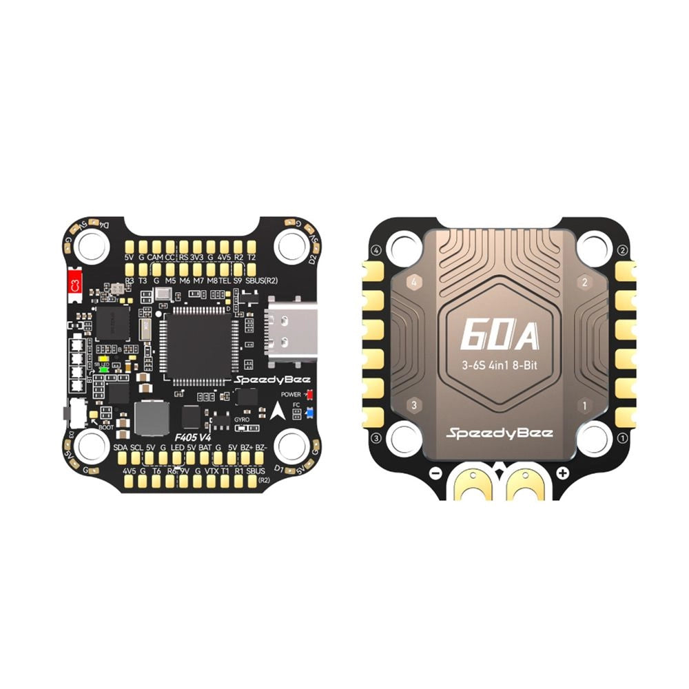 Польотний стек SpeedyBee F405 V4 BLS 60A 30x30 FC&ESC для FPV-дронів